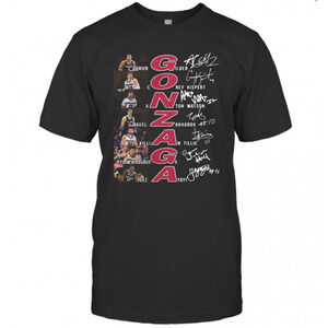 Gonzaga Basketball All Team Signature T-Shirt